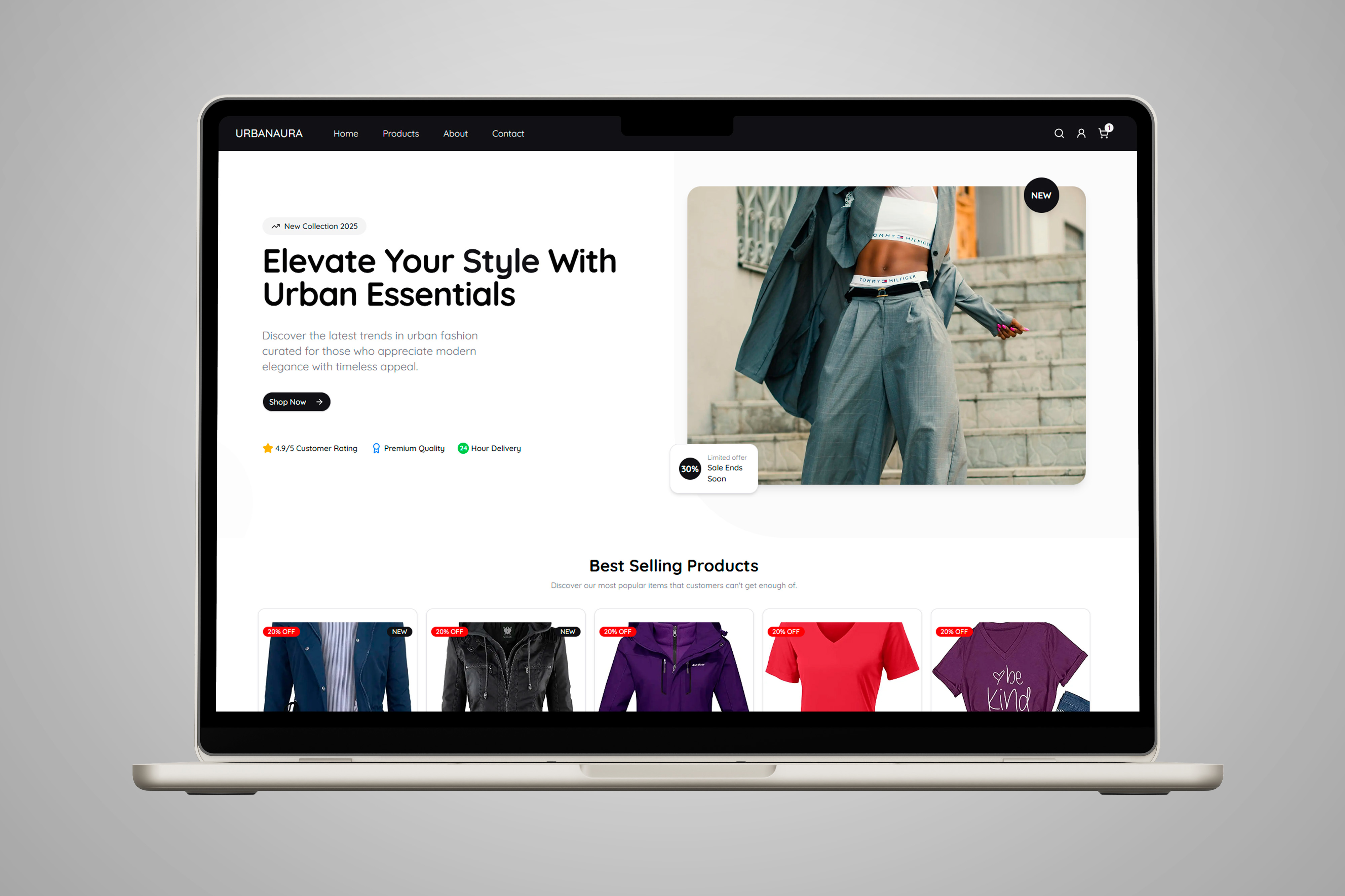 Urbanaura - E-commerce App