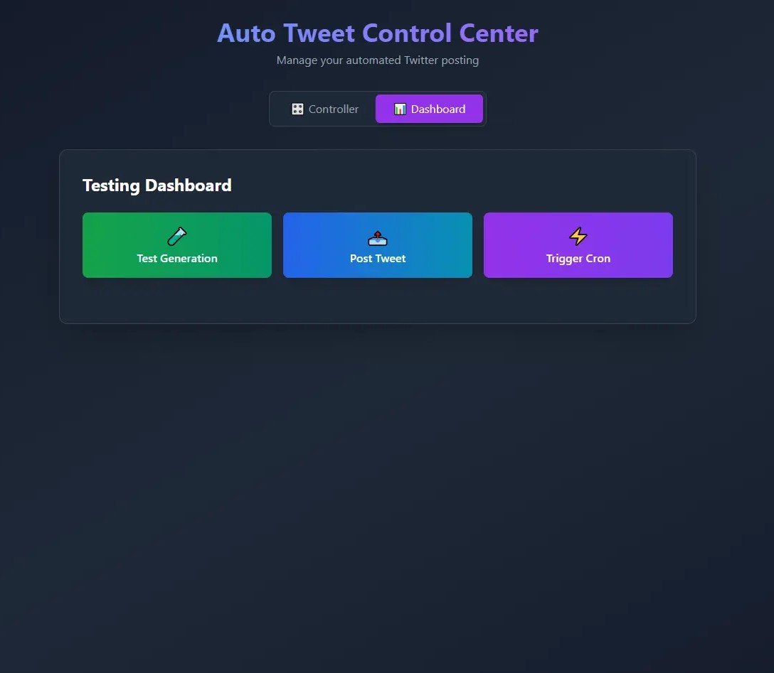 Screenshot of Auto Twitter Bot with Gemini AI project